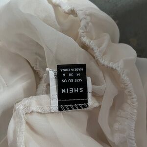 SHEIN Cream shirt